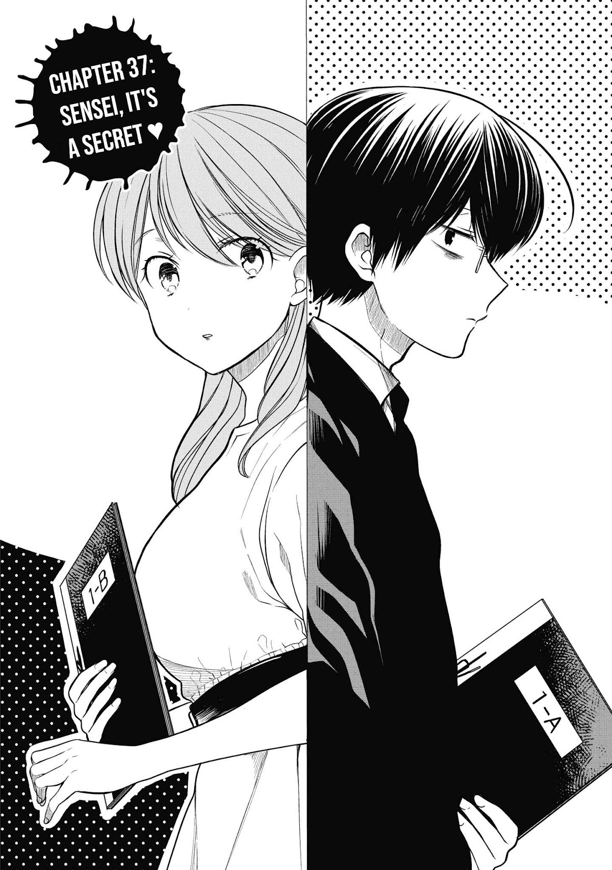 1-nen A-gumi no Monster Chapter 37 page 4 - Chapter 37: Sensei, It's a secret ♥