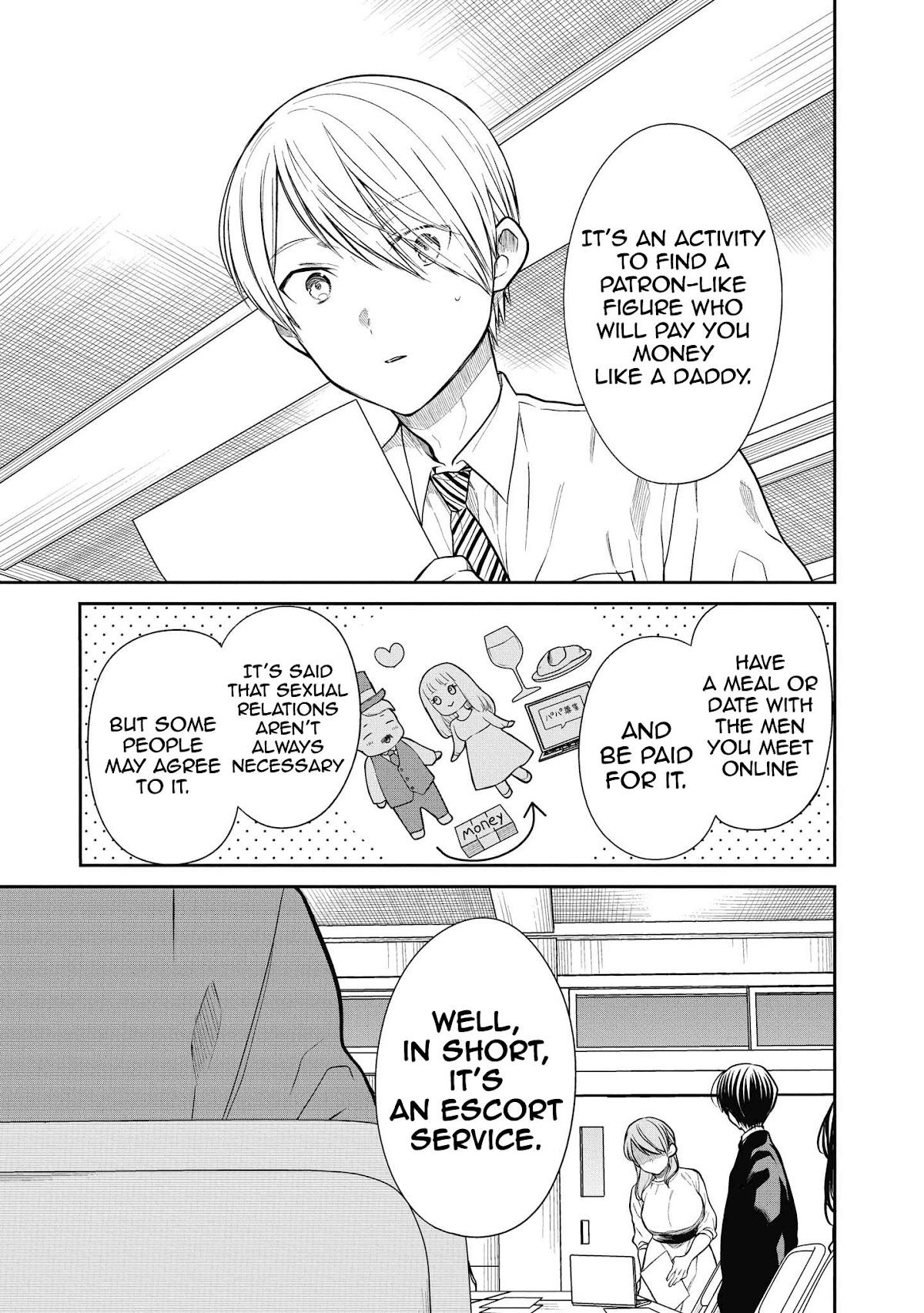1-nen A-gumi no Monster Chapter 38 page 12 - Chapter 38: Sensei, this a part-time job