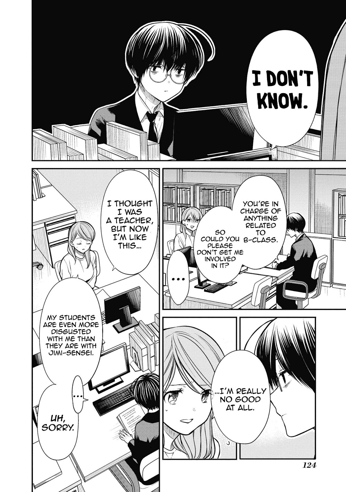 1-nen A-gumi no Monster Chapter 38 page 19 - Chapter 38: Sensei, this a part-time job