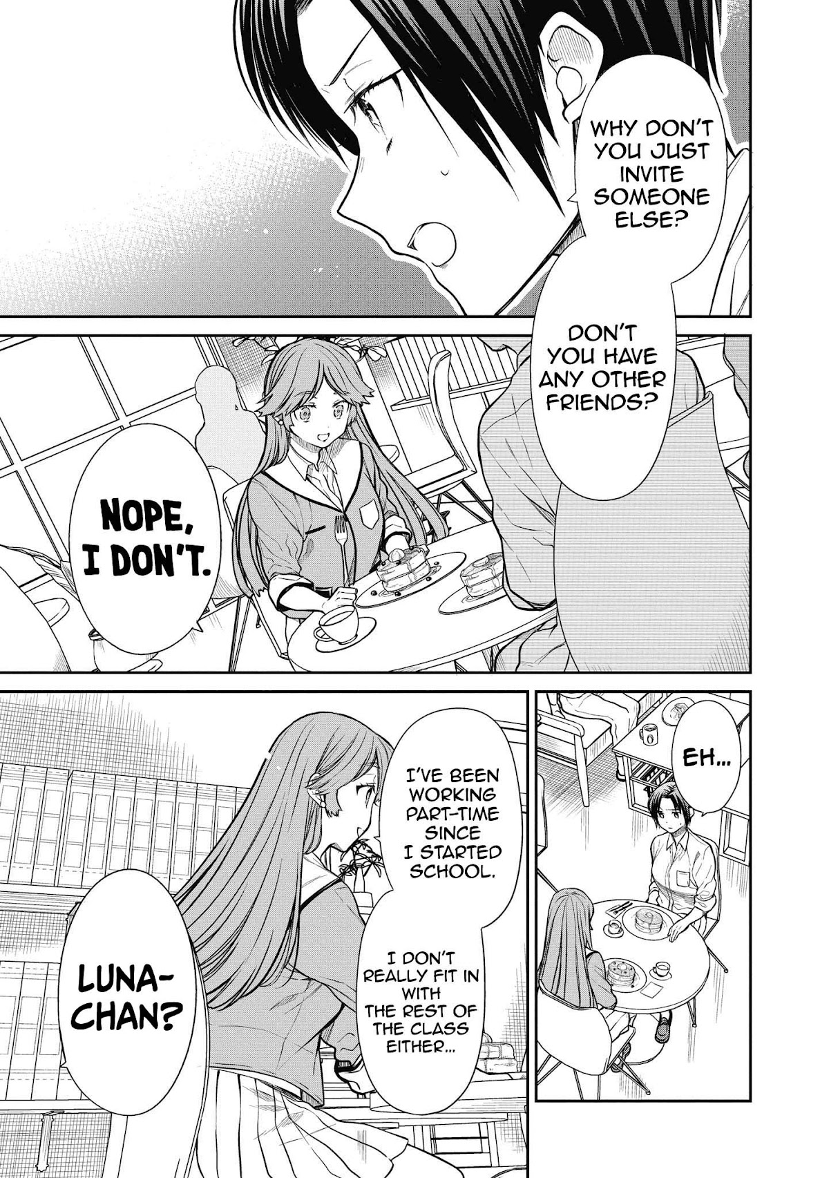 1-nen A-gumi no Monster Chapter 38 page 6 - Chapter 38: Sensei, this a part-time job