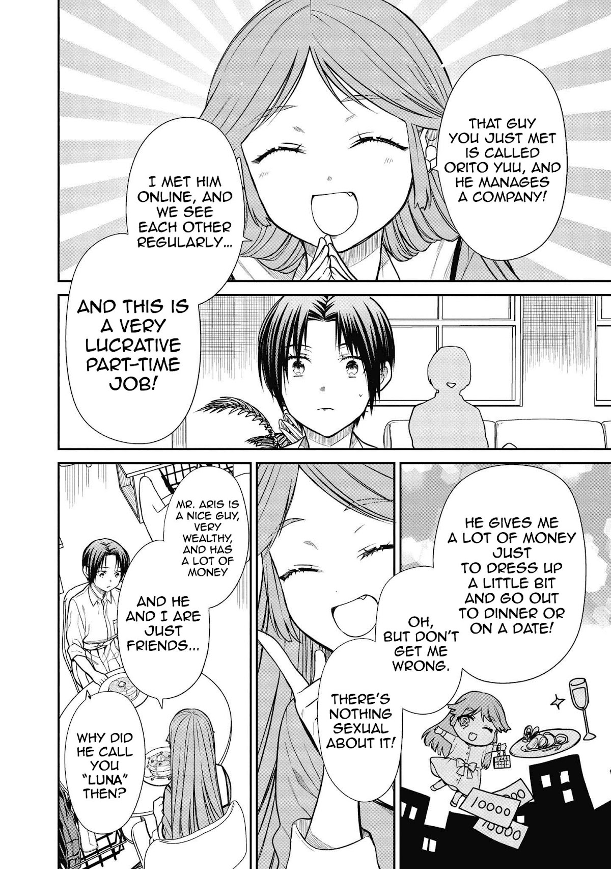 1-nen A-gumi no Monster Chapter 38 page 9 - Chapter 38: Sensei, this a part-time job