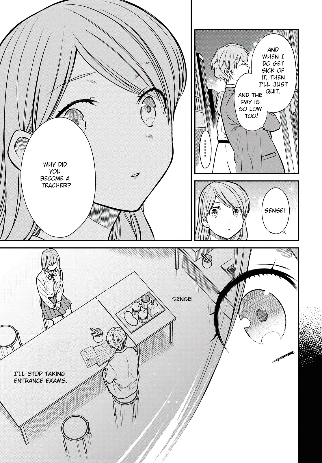 1-nen A-gumi no Monster Chapter 40 page 22 - Chapter 40: Sensei, Should I Quit?