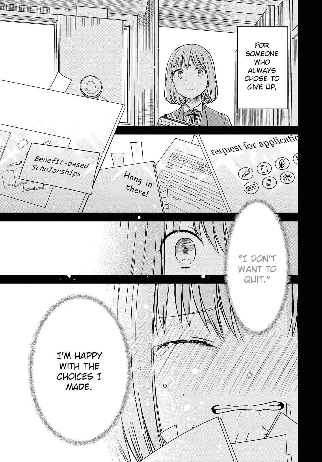 1-nen A-gumi no Monster Chapter 41 page 8 - Chapter 41: Sensei, I Don't Want to Quit After all!