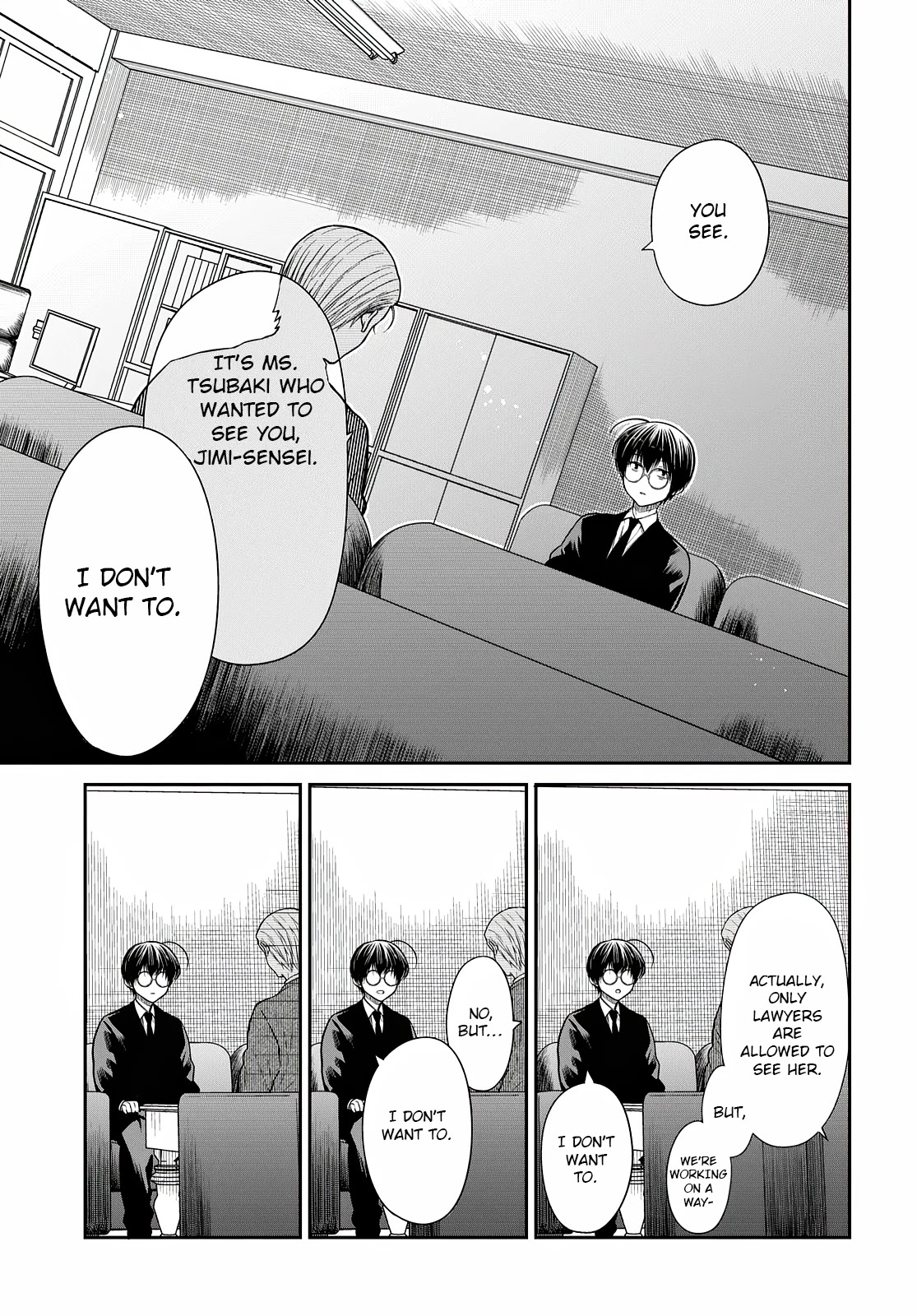 1-nen A-gumi no Monster Chapter 44 page 8 - Chapter 44: Can You Pretend This Never Happened?