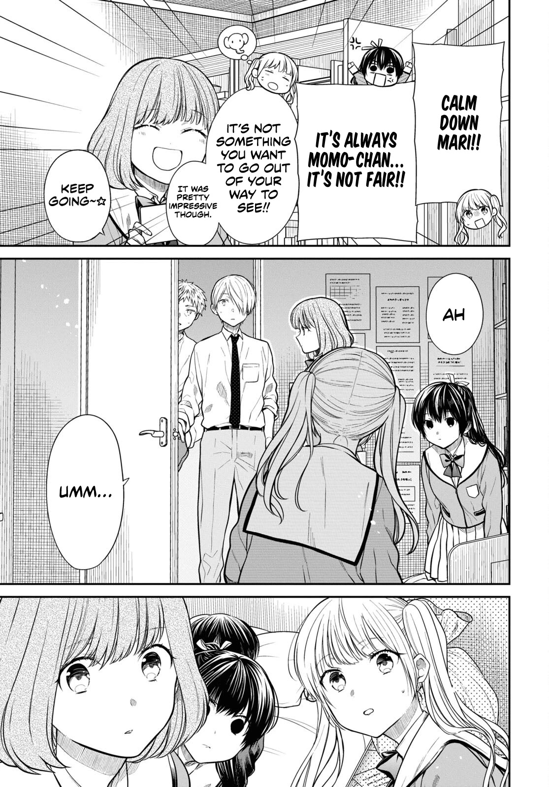 1-nen A-gumi no Monster Chapter 47 page 10 - Chapter 47: Sensei, We’re Worried.