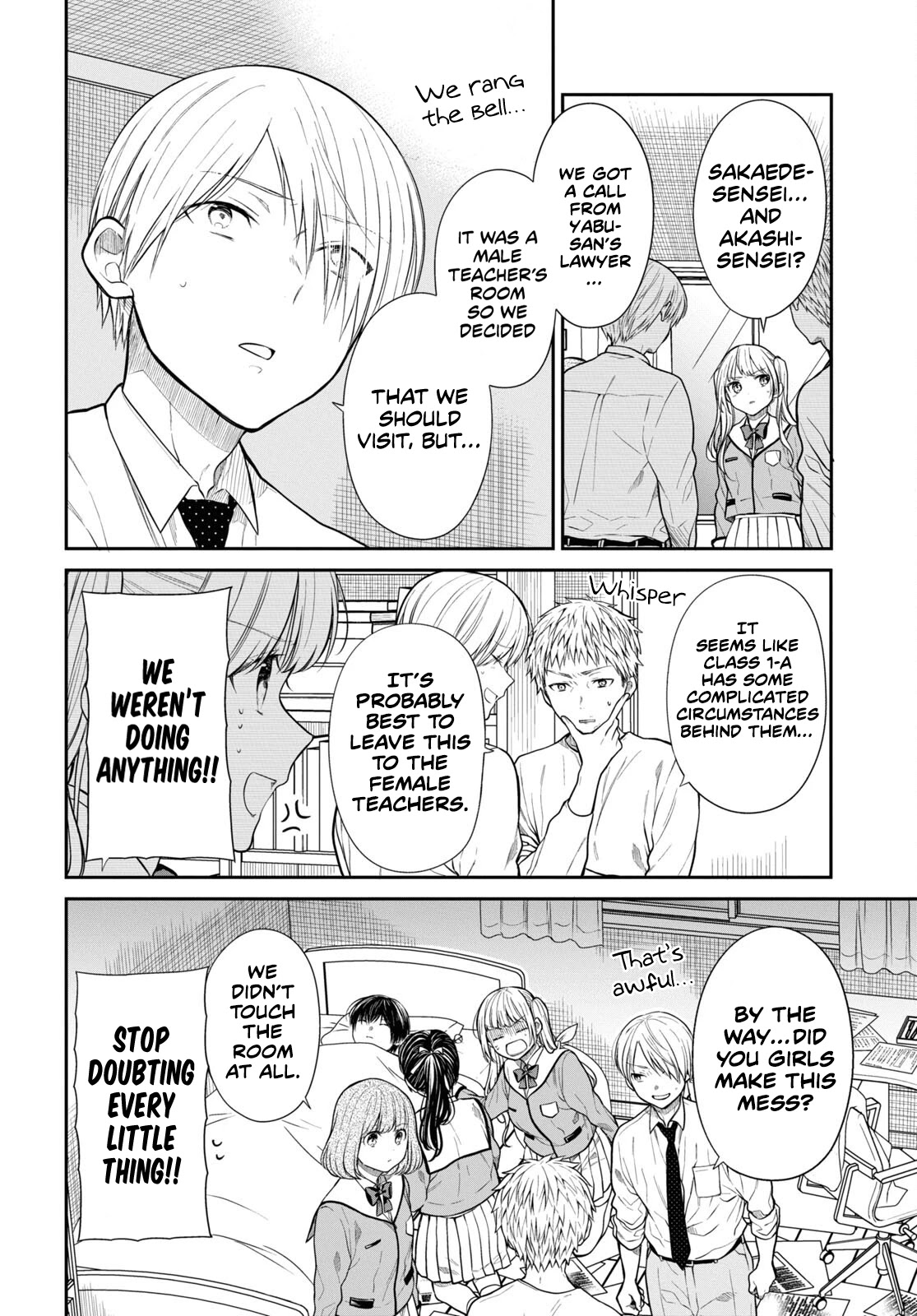 1-nen A-gumi no Monster Chapter 47 page 11 - Chapter 47: Sensei, We’re Worried.