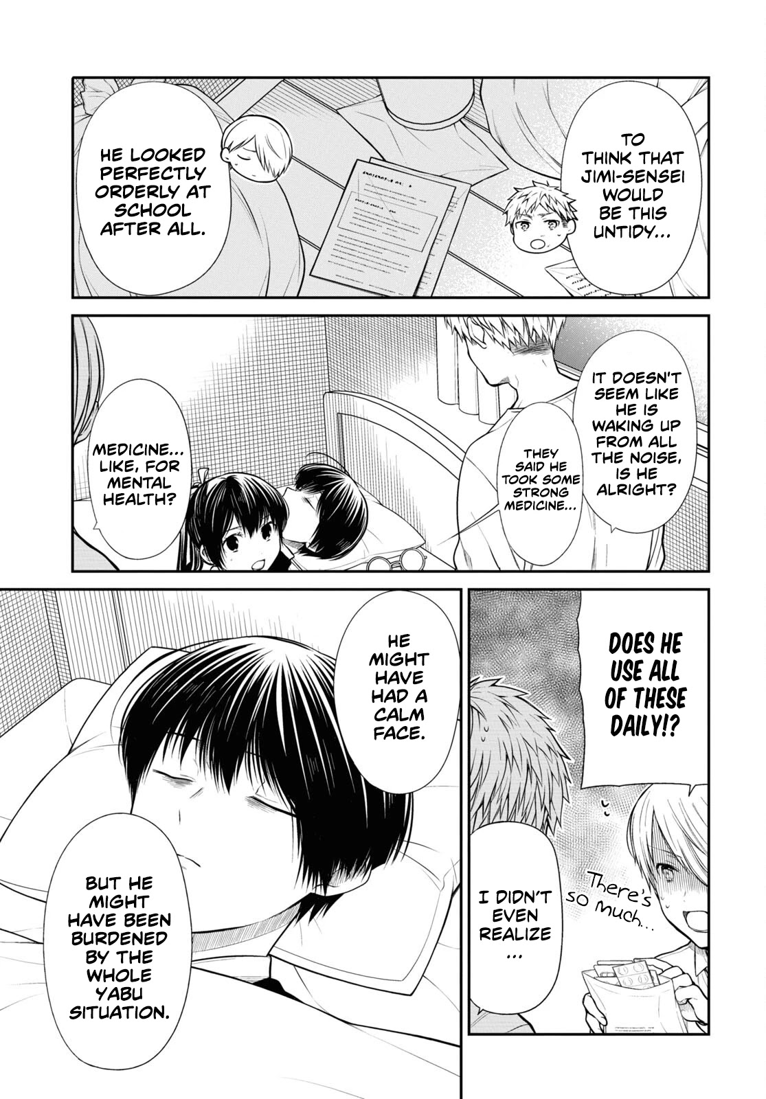 1-nen A-gumi no Monster Chapter 47 page 12 - Chapter 47: Sensei, We’re Worried.