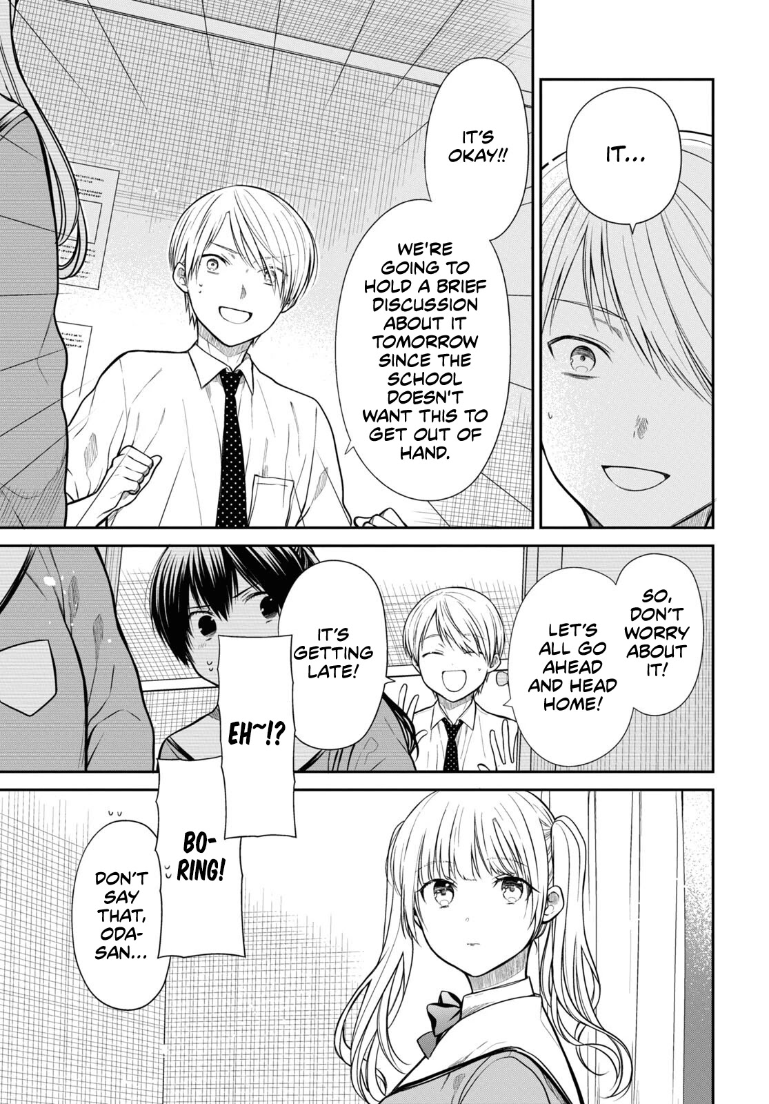 1-nen A-gumi no Monster Chapter 47 page 14 - Chapter 47: Sensei, We’re Worried.