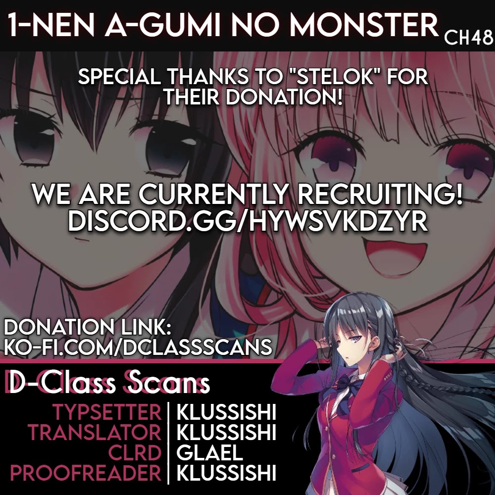 1-nen A-gumi no Monster Chapter 48 page 2 - Chapter 48: Sensei, don't you trust me?