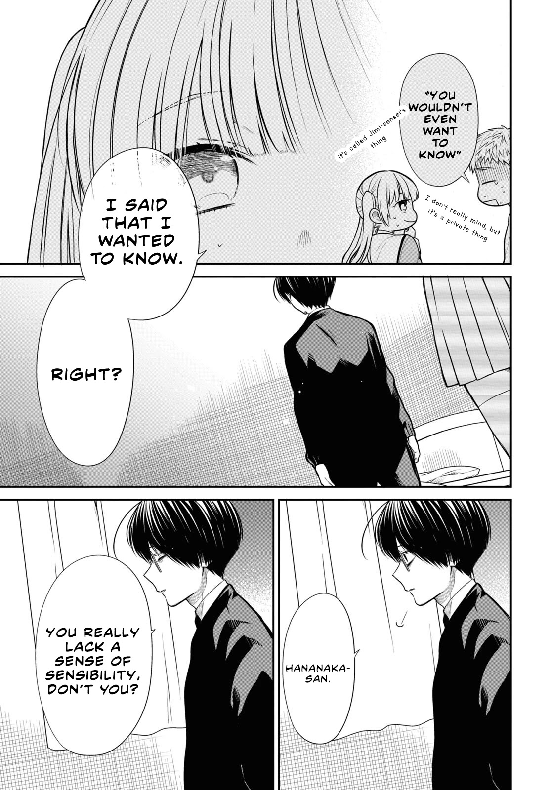 1-nen A-gumi no Monster Chapter 48 page 22 - Chapter 48: Sensei, don't you trust me?
