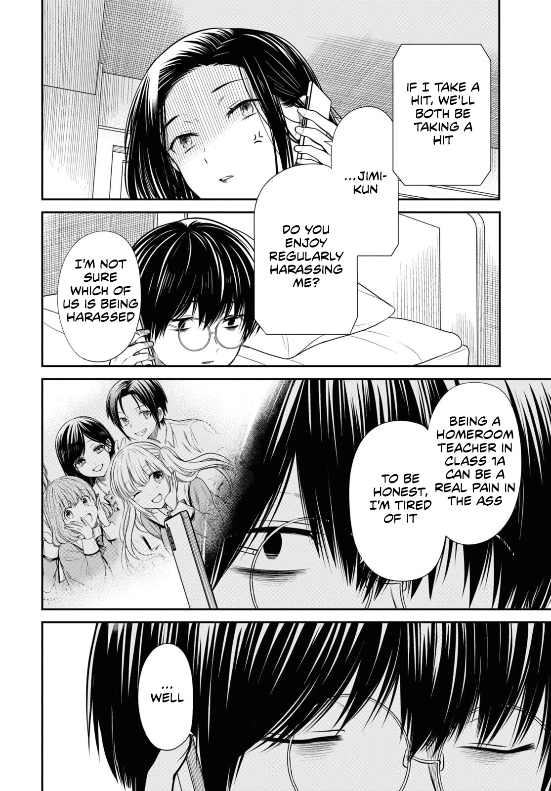 1-nen A-gumi no Monster Chapter 49 page 25 - Chapter 49: Sensei, please trust me