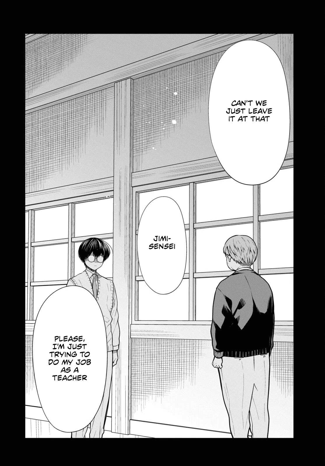 1-nen A-gumi no Monster Chapter 49 page 3 - Chapter 49: Sensei, please trust me