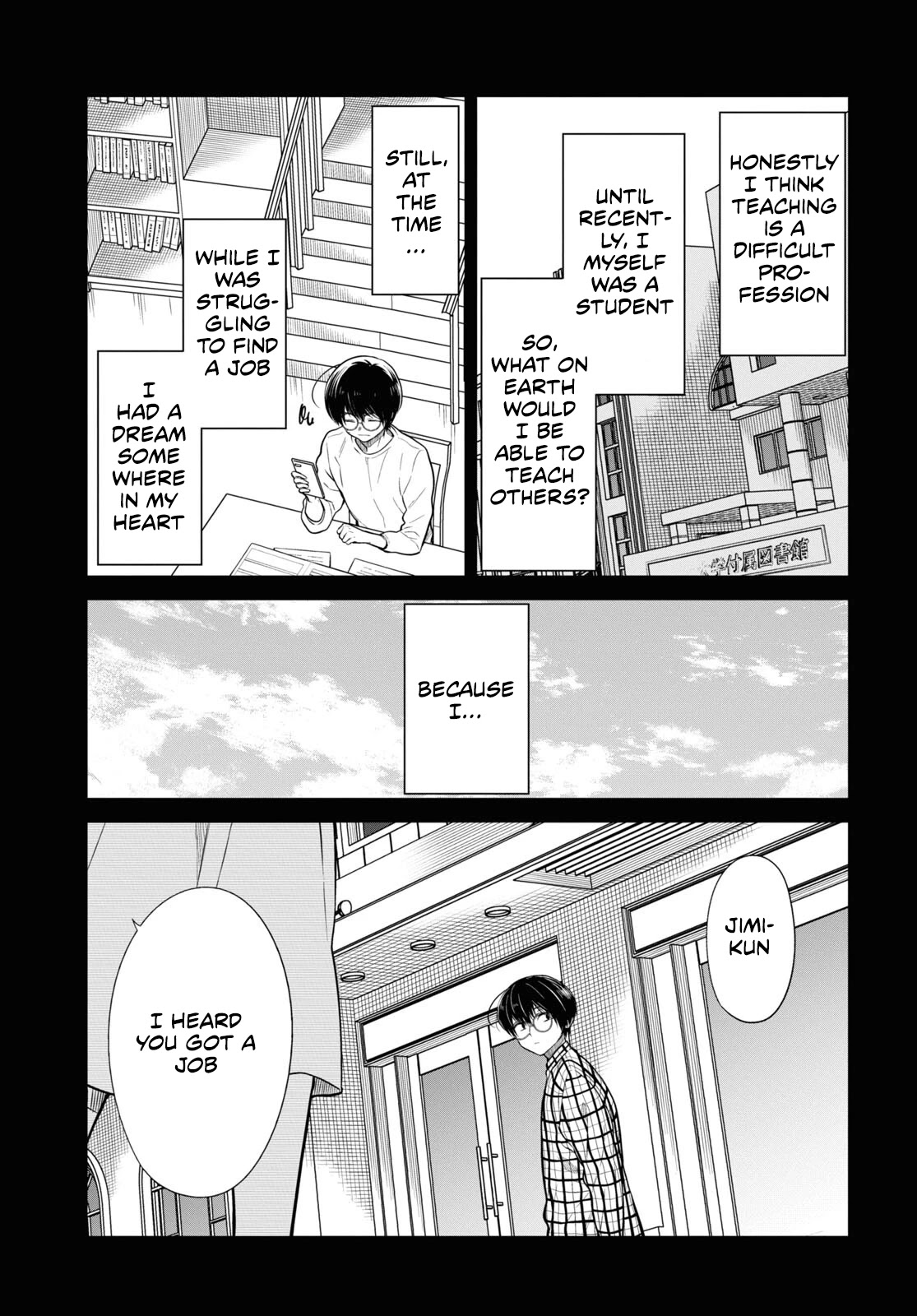 1-nen A-gumi no Monster Chapter 49 page 6 - Chapter 49: Sensei, please trust me