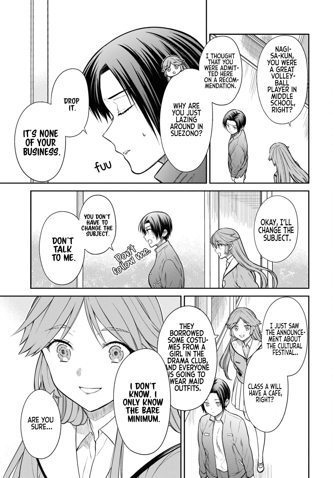 1-nen A-gumi no Monster Chapter 52 page 13 - Chapter 52: preparations for the cultural festival