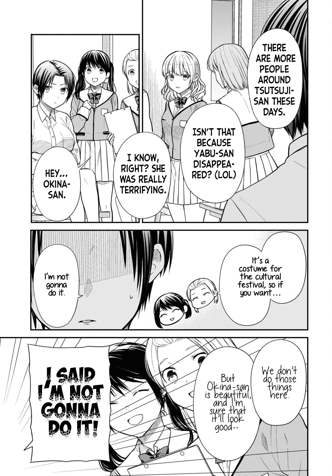 1-nen A-gumi no Monster Chapter 53 page 7 - Chapter 53: Sensei, I liked "kawaii"