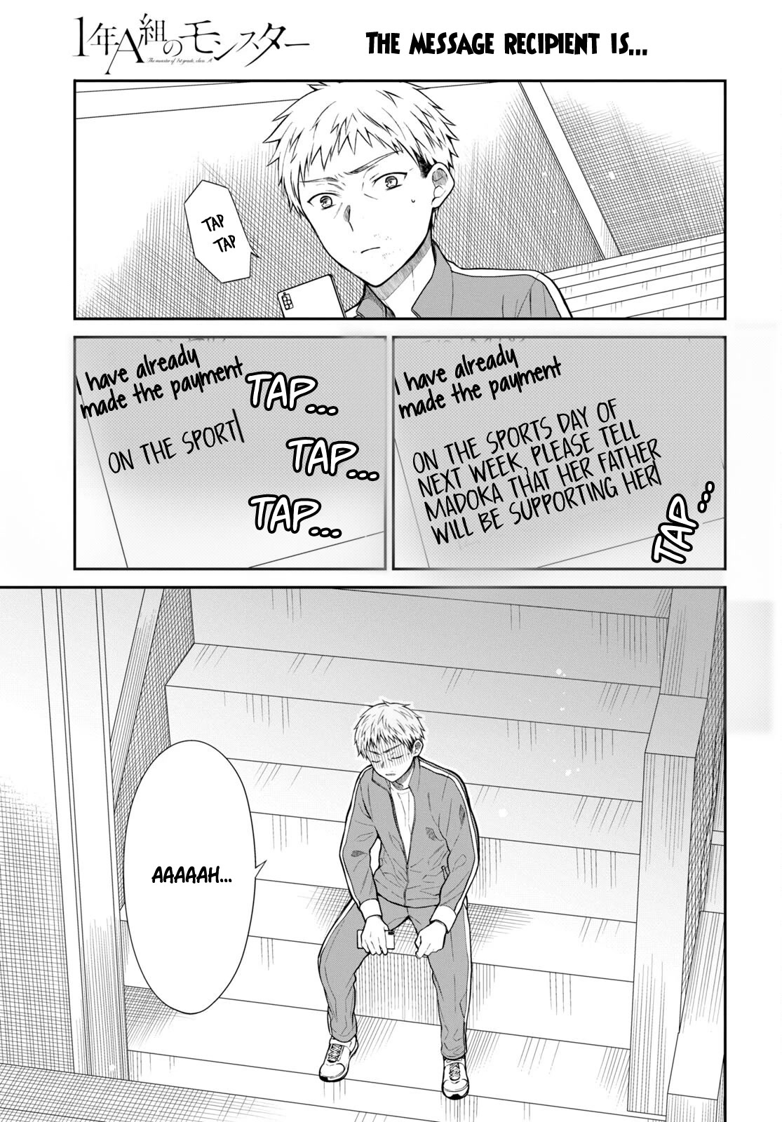 1-nen A-gumi no Monster Chapter 54 page 1 - Chapter 54: Teacher Everyone has their own Circumstances