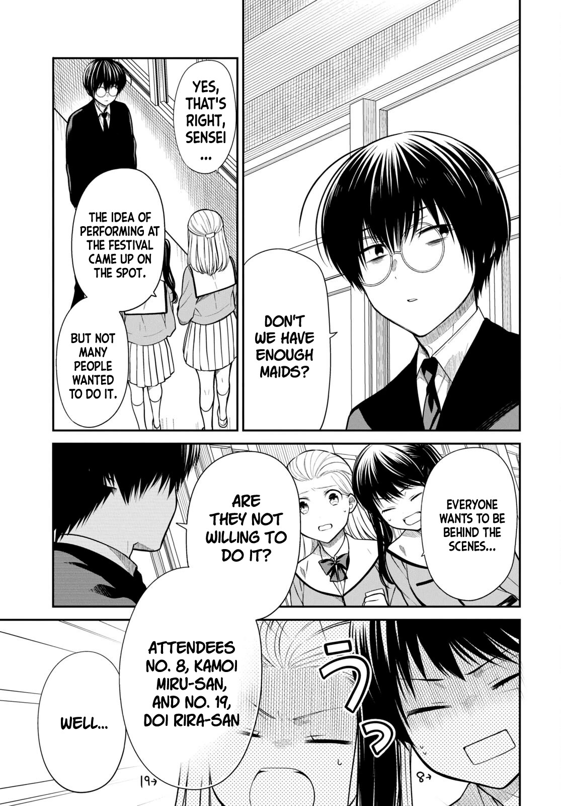 1-nen A-gumi no Monster Chapter 54 page 3 - Chapter 54: Teacher Everyone has their own Circumstances
