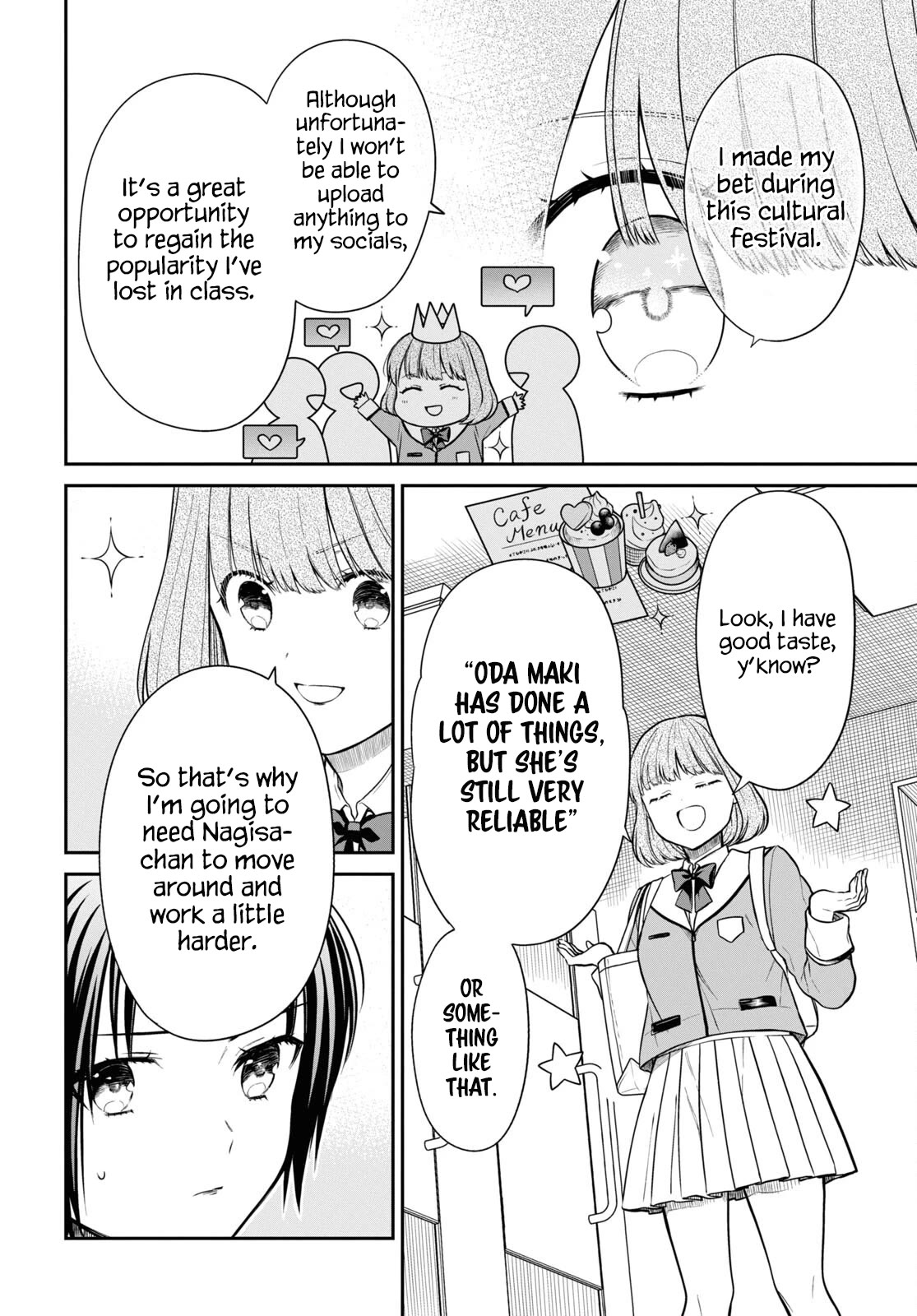 1-nen A-gumi no Monster Chapter 56 page 14 - Chapter 56: I Can't Do Anything.