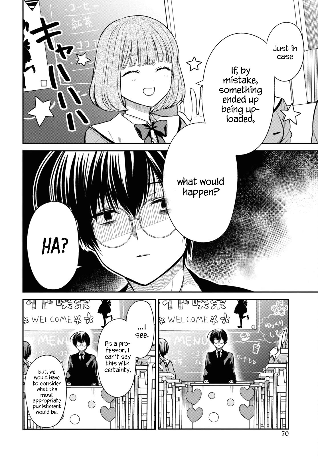 1-nen A-gumi no Monster Chapter 56 page 4 - Chapter 56: I Can't Do Anything.