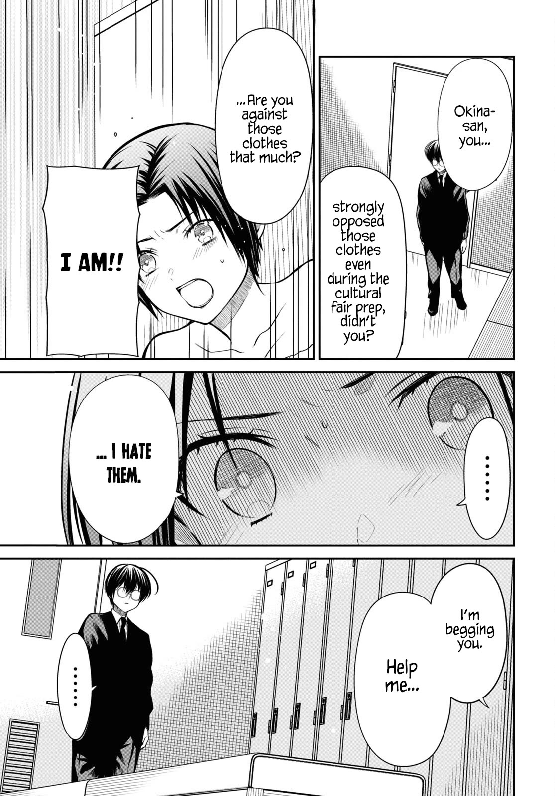 1-nen A-gumi no Monster Chapter 57 page 11 - Chapter 57: Teacher, I Have Nothing to Wear.