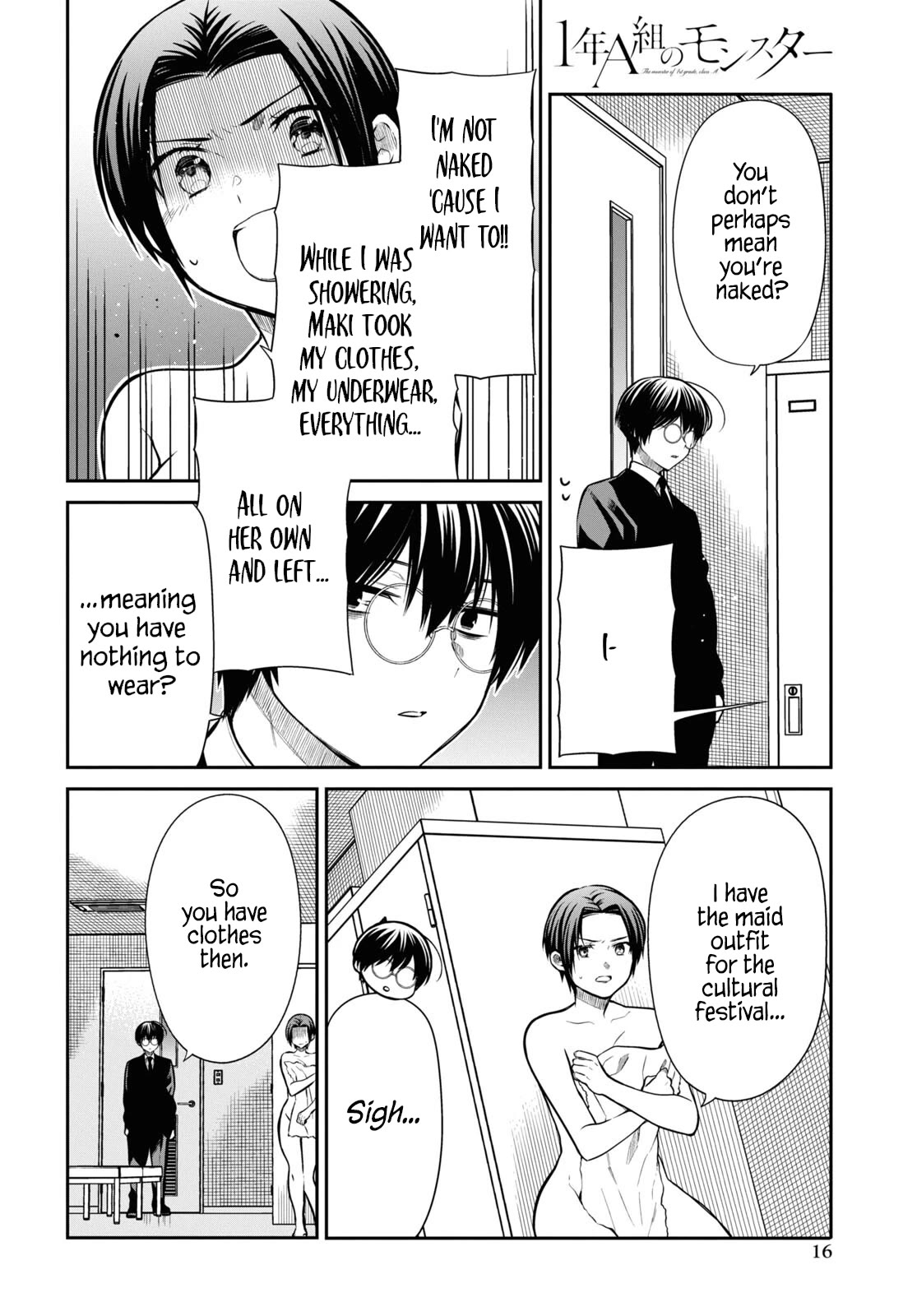 1-nen A-gumi no Monster Chapter 57 page 8 - Chapter 57: Teacher, I Have Nothing to Wear.