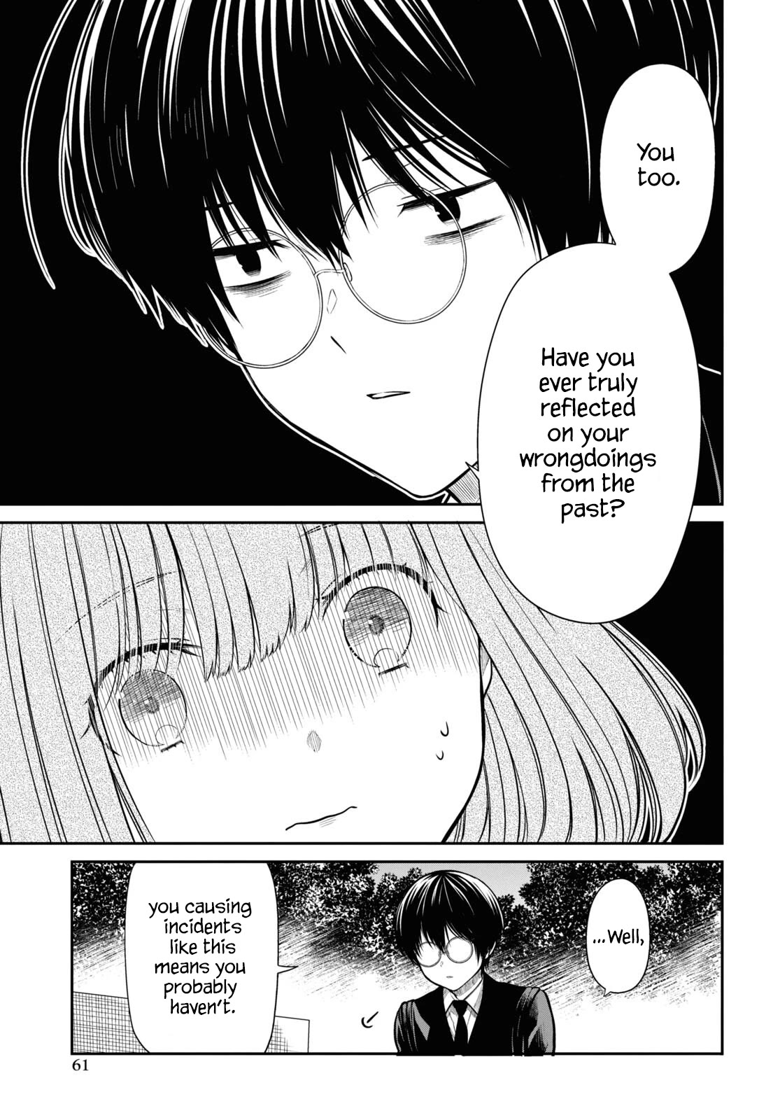 1-nen A-gumi no Monster Chapter 58 page 11 - Chapter 58: Teacher, Is It Bad To Not Reflect?