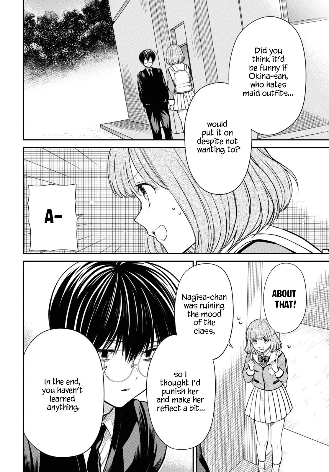 1-nen A-gumi no Monster Chapter 58 page 8 - Chapter 58: Teacher, Is It Bad To Not Reflect?
