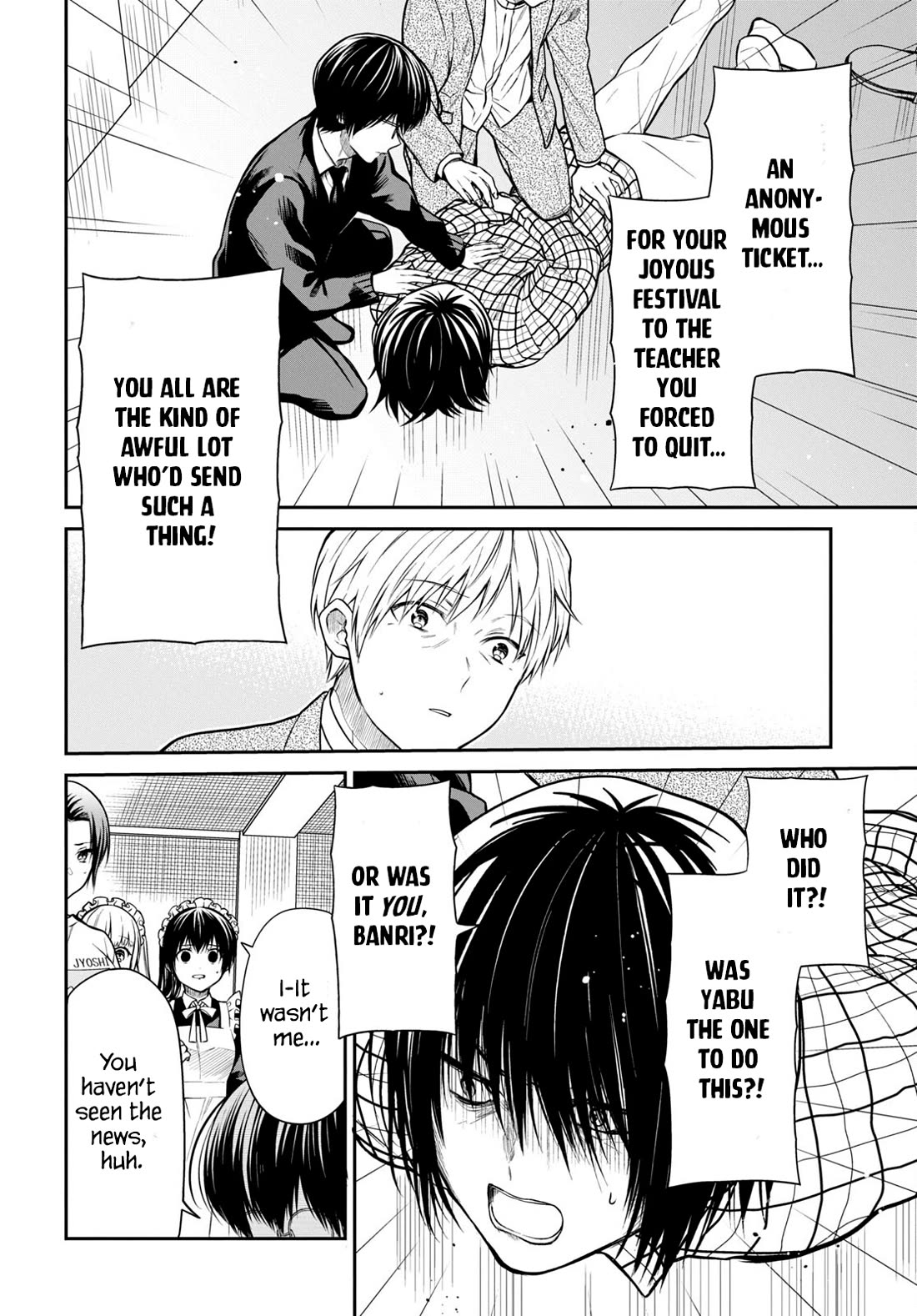 1-nen A-gumi no Monster Chapter 61 page 10 - Chapter 61: Teacher, Who's The Victim?
