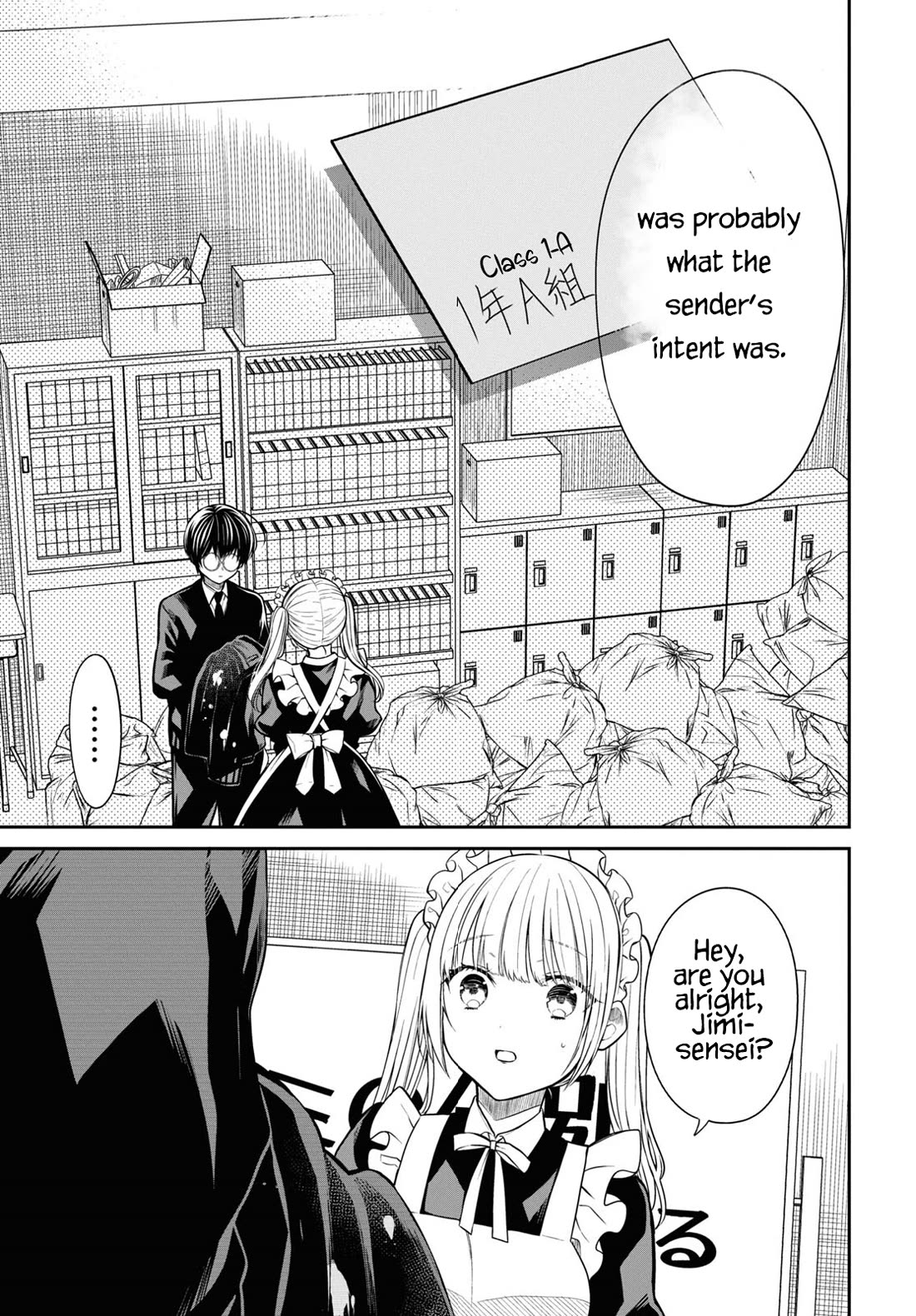 1-nen A-gumi no Monster Chapter 63 page 10 - Chapter 63: Teacher, The Third Guest Has Arrived