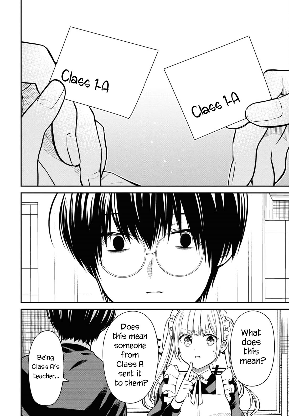 1-nen A-gumi no Monster Chapter 63 page 13 - Chapter 63: Teacher, The Third Guest Has Arrived