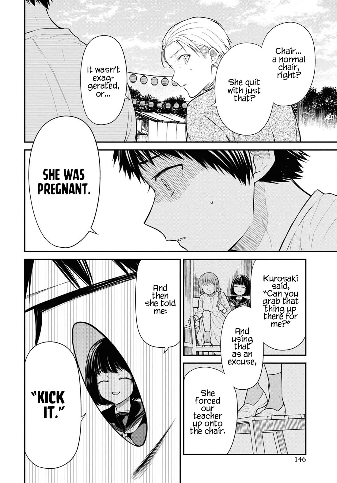 1-nen A-gumi no Monster Chapter 64 page 14 - Chapter 64: Teacher, What Were You Like in the Past?