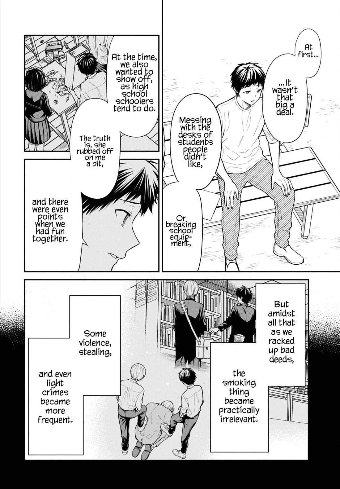 1-nen A-gumi no Monster Chapter 64 page 8 - Chapter 64: Teacher, What Were You Like in the Past?