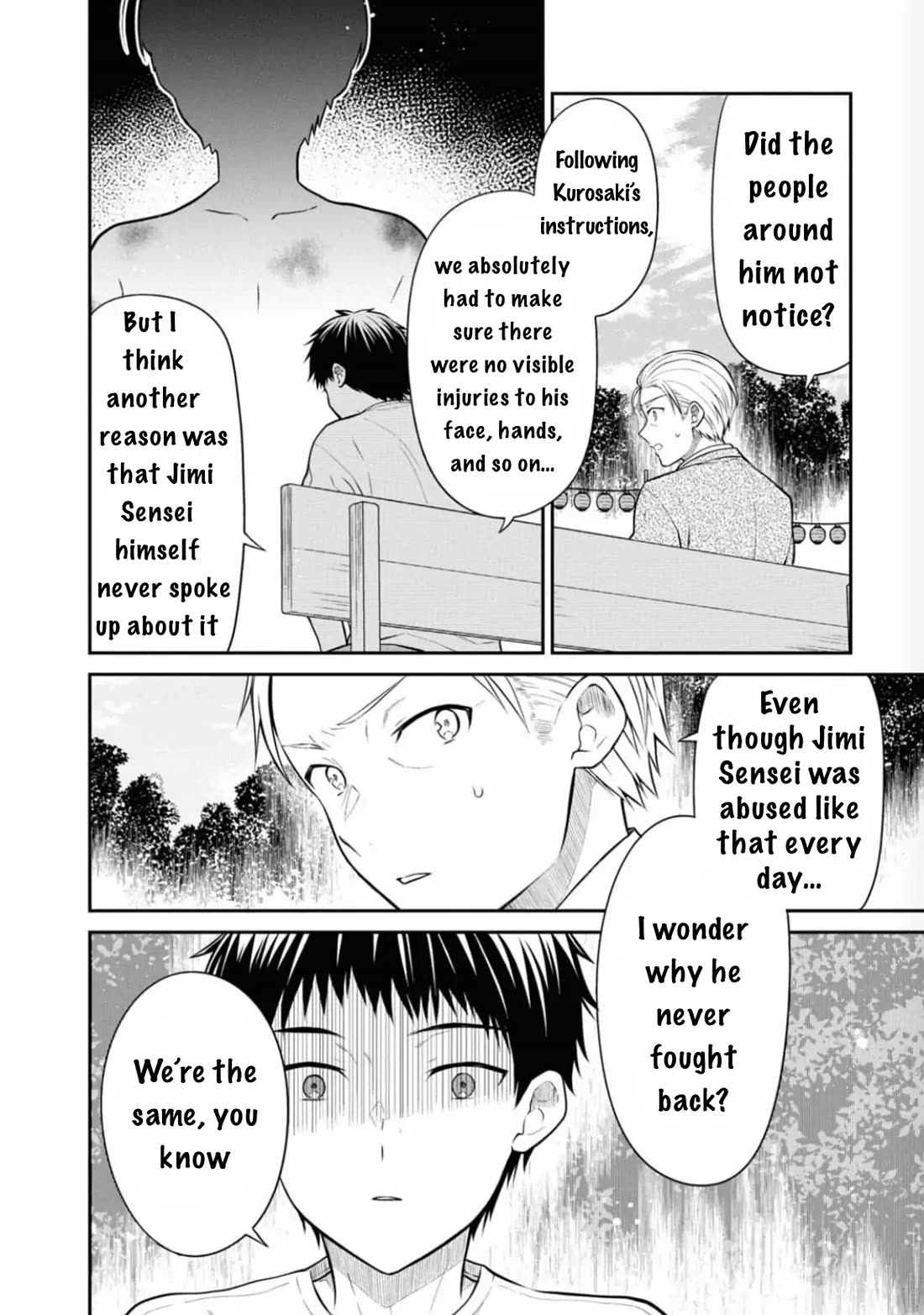 1-nen A-gumi no Monster Chapter 65 page 8 - Chapter 65: Sensei, what does it mean to be a criminal?