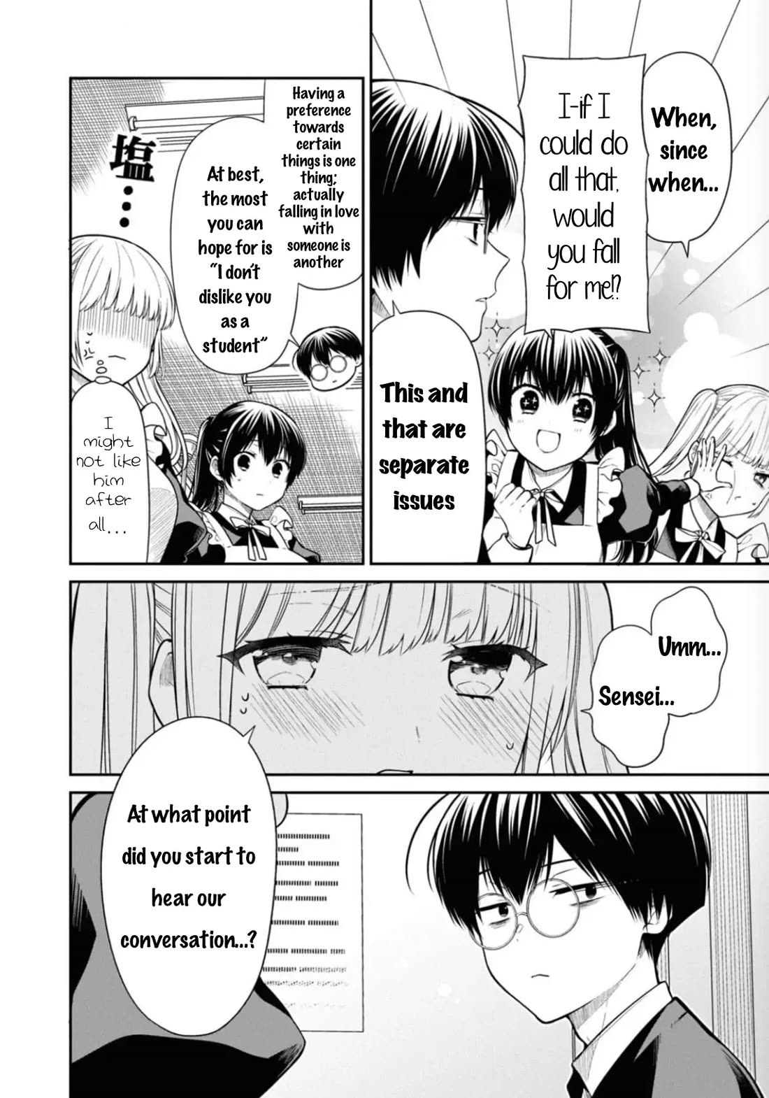 1-nen A-gumi no Monster Chapter 67 page 18 - Chapter 67: Sensei, I don’t want to lose you
