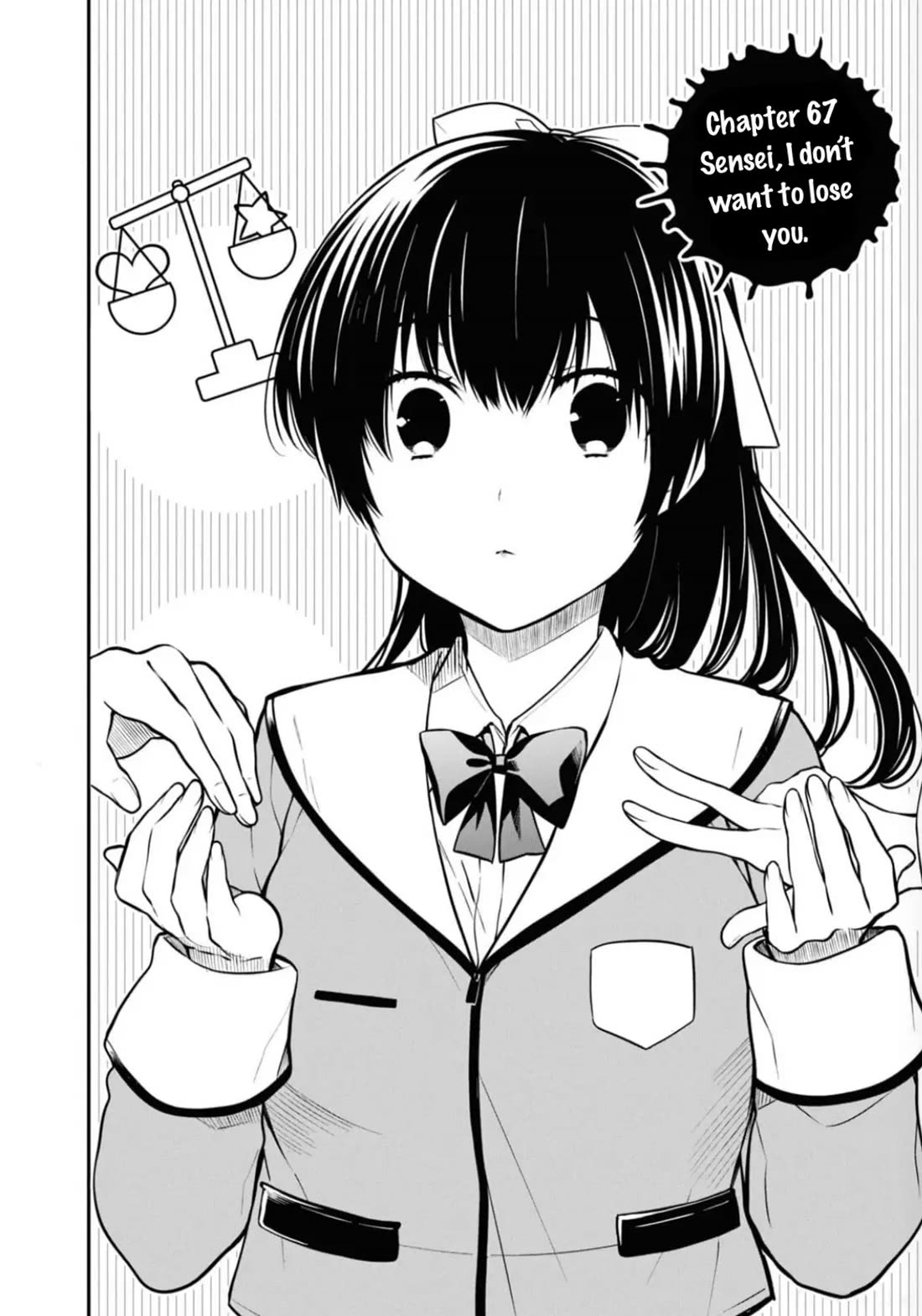 1-nen A-gumi no Monster Chapter 67 page 2 - Chapter 67: Sensei, I don’t want to lose you