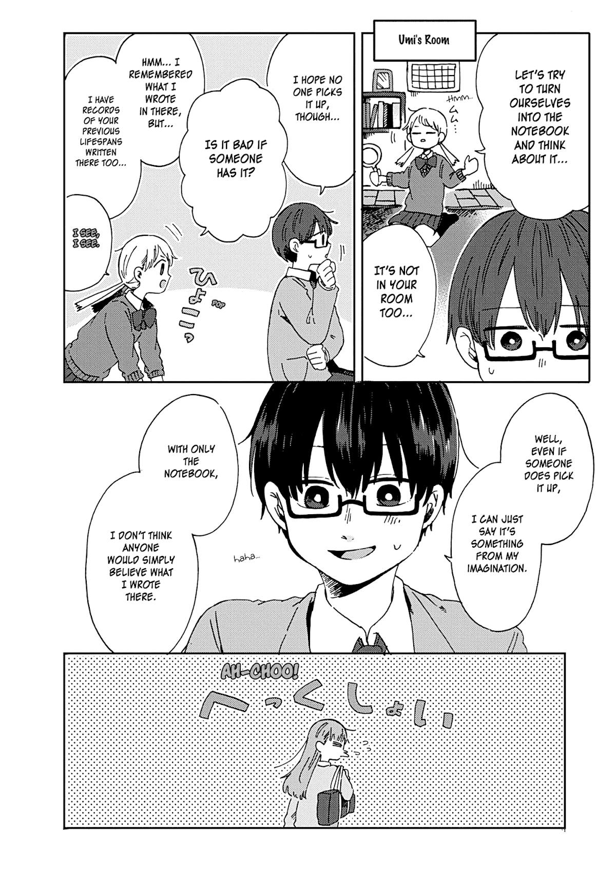 100 Days Until You Die Chapter 12 page 8 - Chapter 12: Minori-chan is Worried!