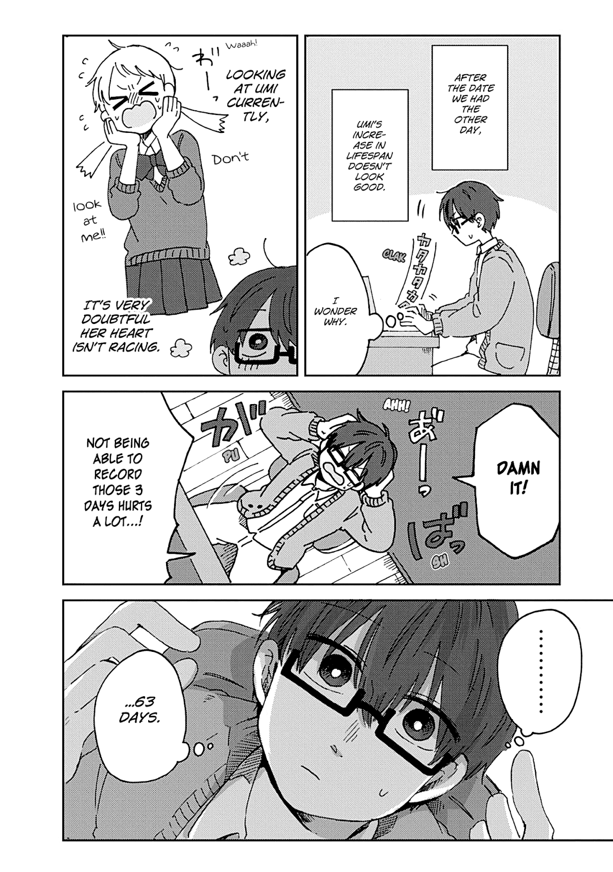 100 Days Until You Die Chapter 14 page 2 - Chapter 14: Date and a Strange Occurence