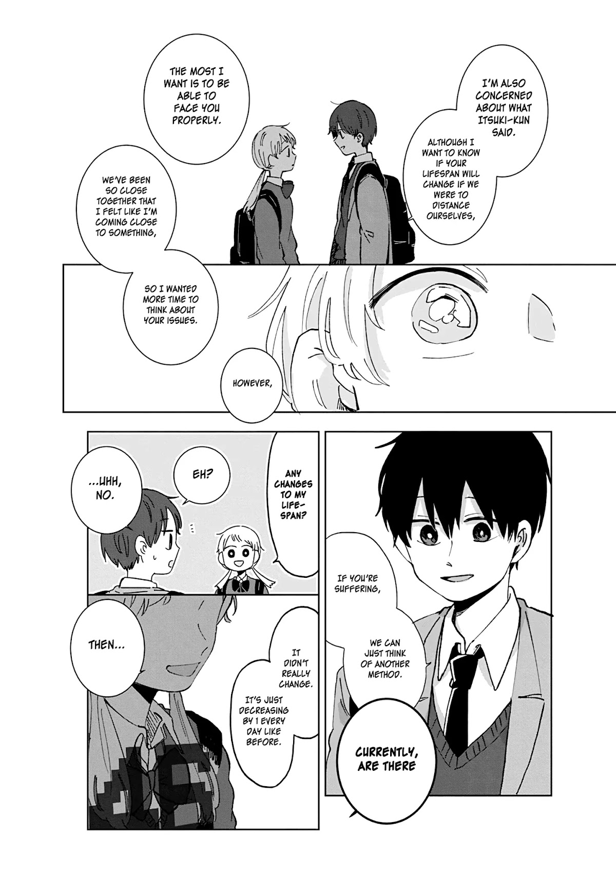 100 Days Until You Die Chapter 20 page 8 - Chapter 20: I'm Not Pushing Myself