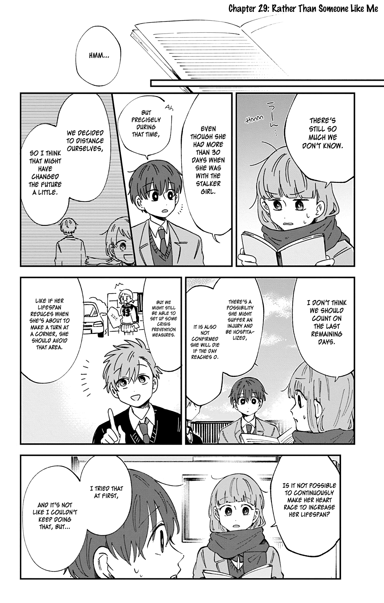 100 Days Until You Die Chapter 29 page 1 - Chapter 29: Rather Than Someone Like Me