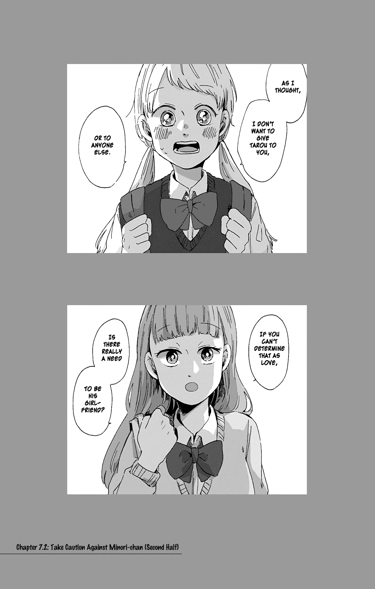 100 Days Until You Die Chapter 7.2 page 1 - Chapter 7.2: Take Caution Against Minori-chan (Second Half)