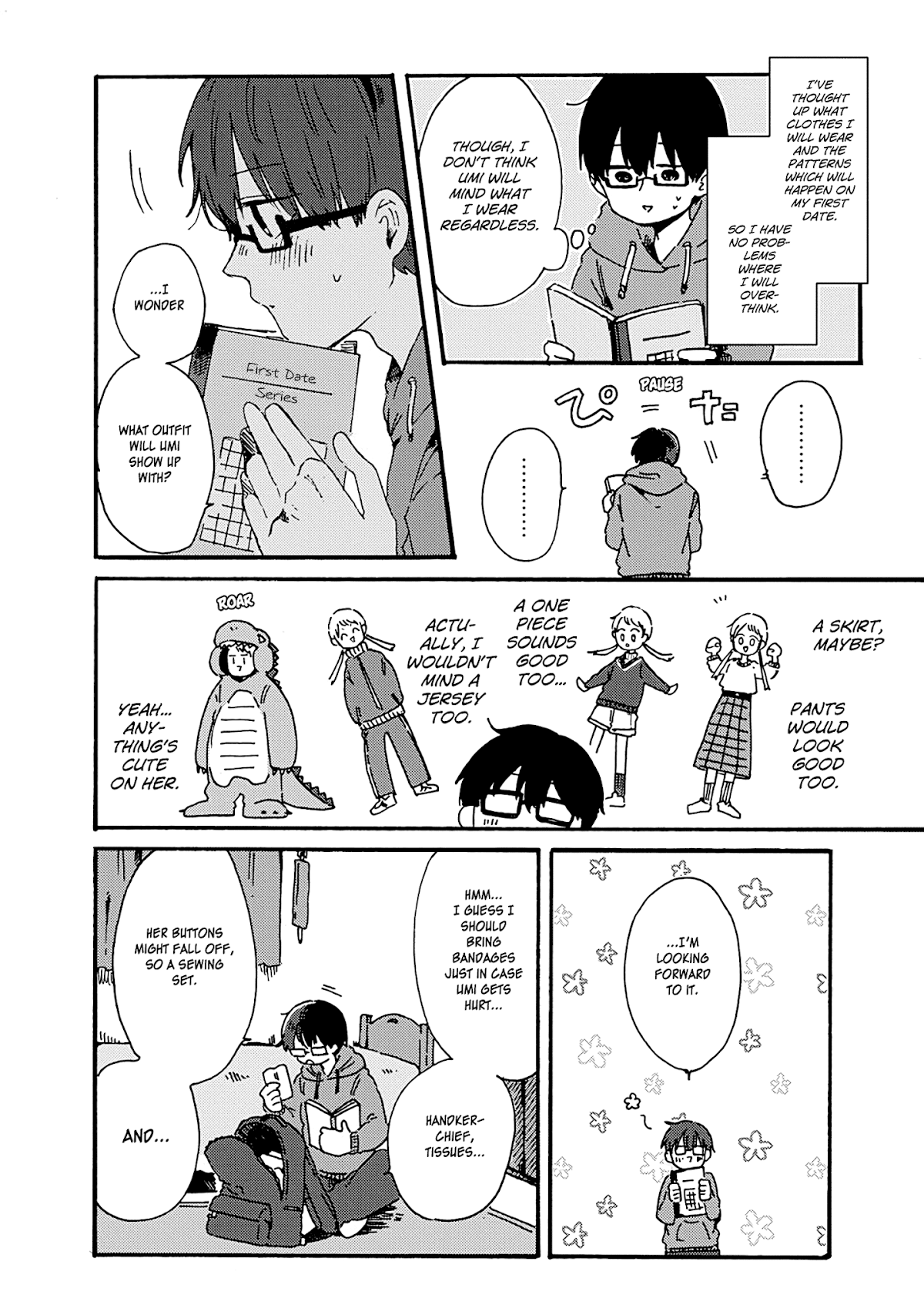 100 Days Until You Die Chapter 8.1 page 4 - Chapter 8.1: An Unexpected Problem At My First Date! (First Half)
