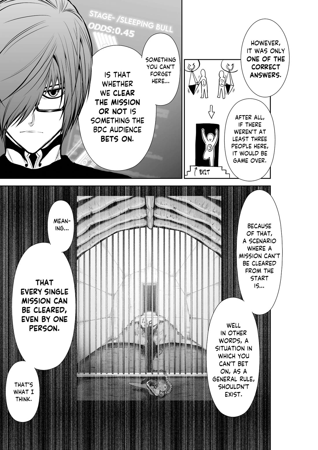 100 Floor Tower ~0.0001% Escape Probability~ Chapter 25 page 13 - Chapter 25