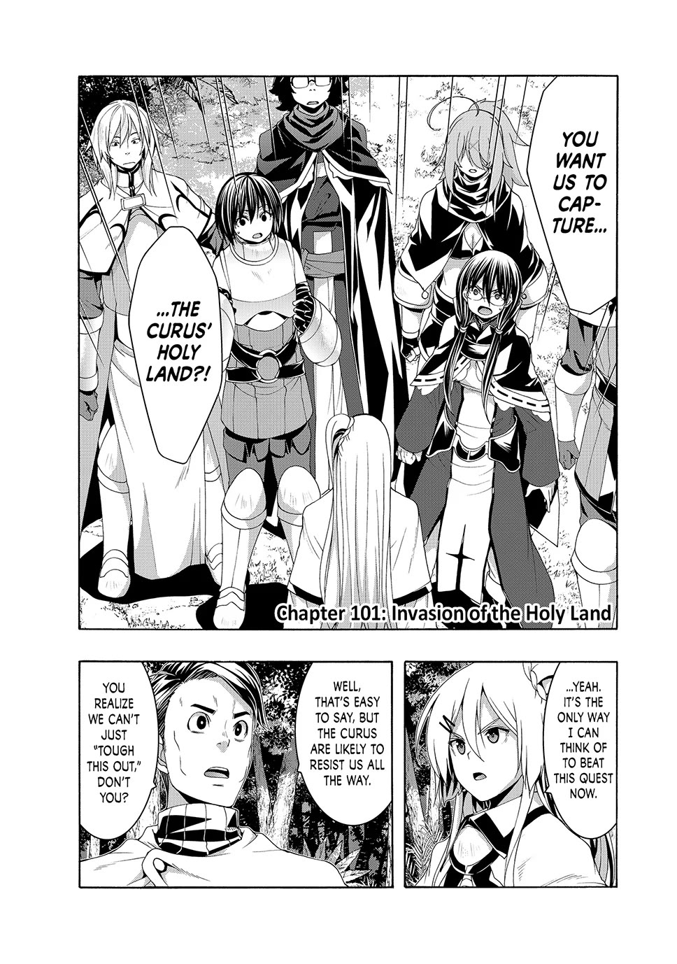 100-man no Inochi no Ue ni Ore wa Tatte Iru Chapter 101 page 1 - Chapter 101