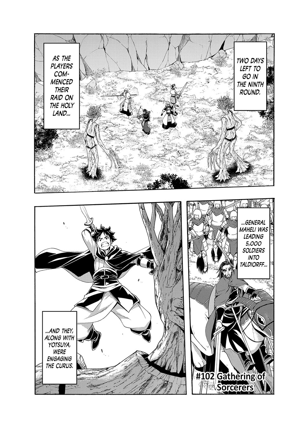 100-man no Inochi no Ue ni Ore wa Tatte Iru Chapter 102 page 1 - Chapter 102