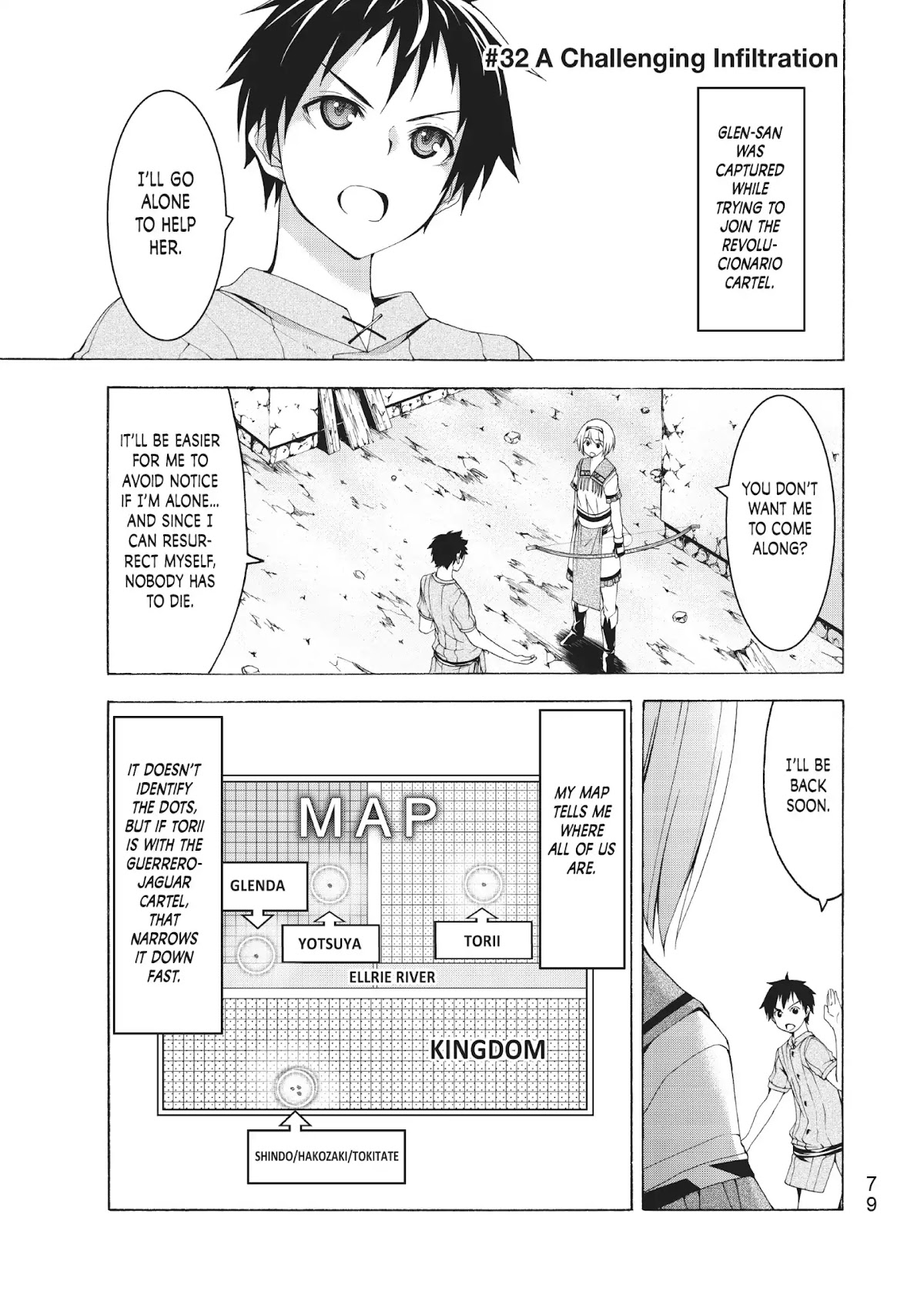 100-man no Inochi no Ue ni Ore wa Tatte Iru Chapter 32 page 1 - Chapter 32