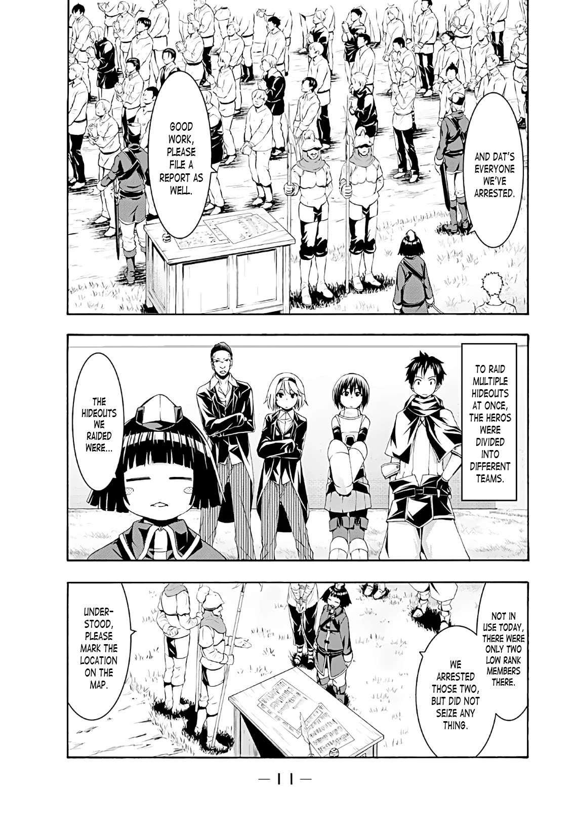 100-man no Inochi no Ue ni Ore wa Tatte Iru Chapter 45 page 11 - Chapter 45: Yotsuya Yusuke's Crime and Punishment