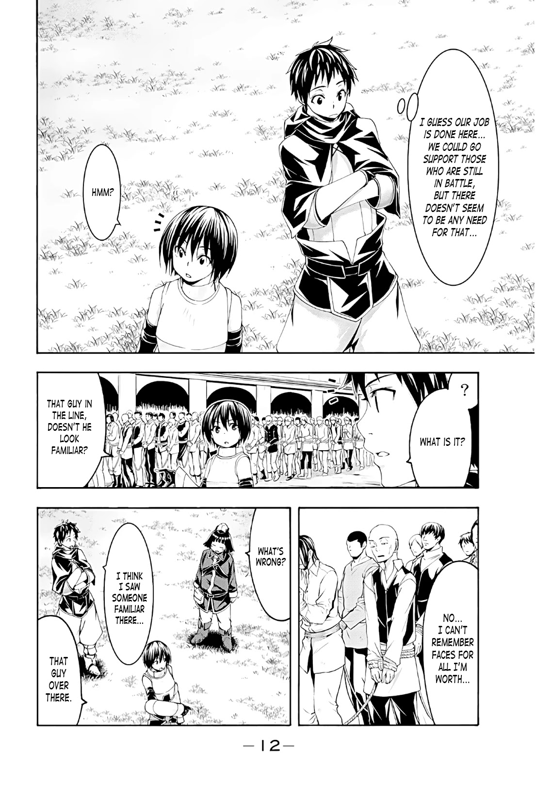 100-man no Inochi no Ue ni Ore wa Tatte Iru Chapter 45 page 12 - Chapter 45: Yotsuya Yusuke's Crime and Punishment