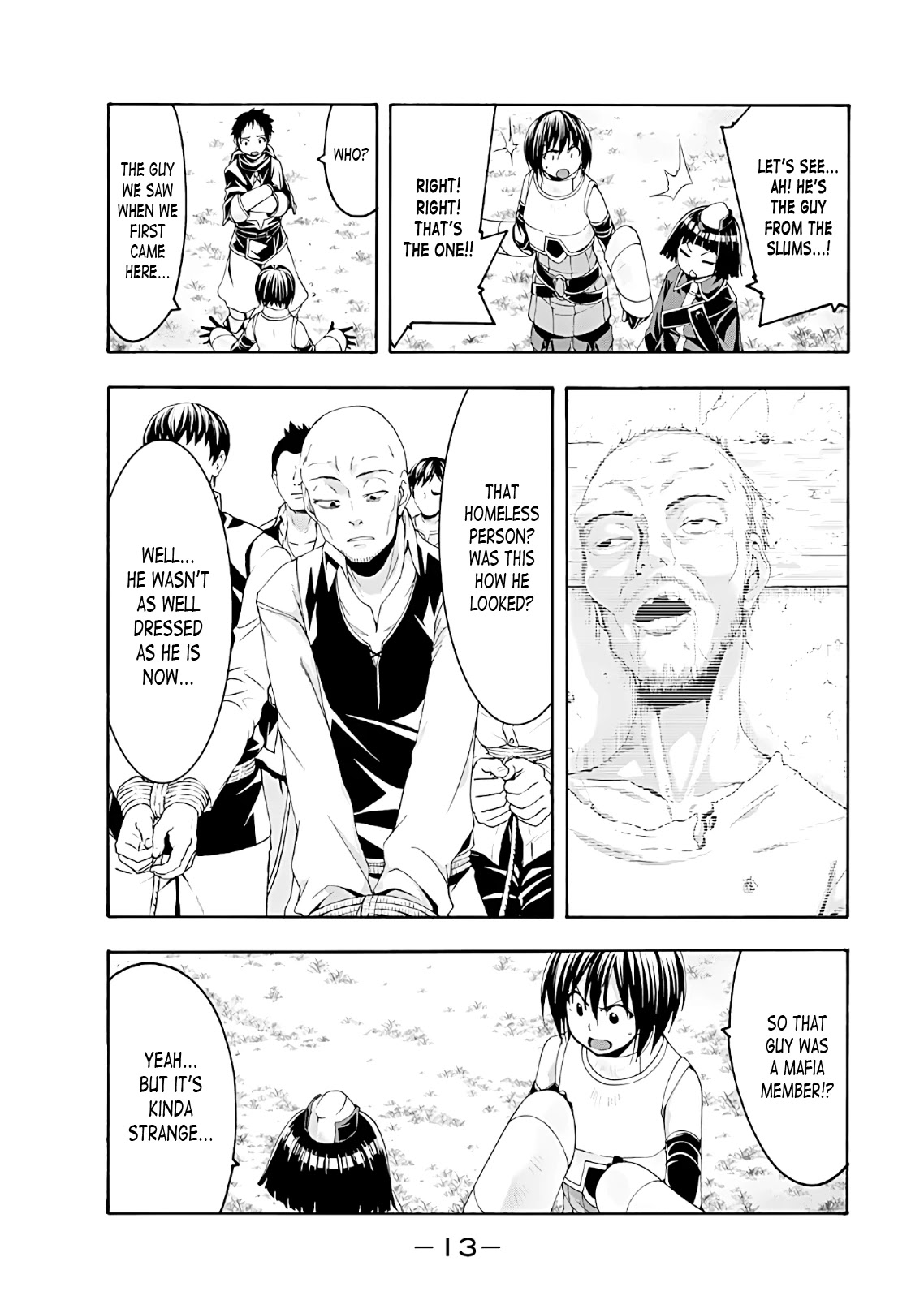 100-man no Inochi no Ue ni Ore wa Tatte Iru Chapter 45 page 13 - Chapter 45: Yotsuya Yusuke's Crime and Punishment