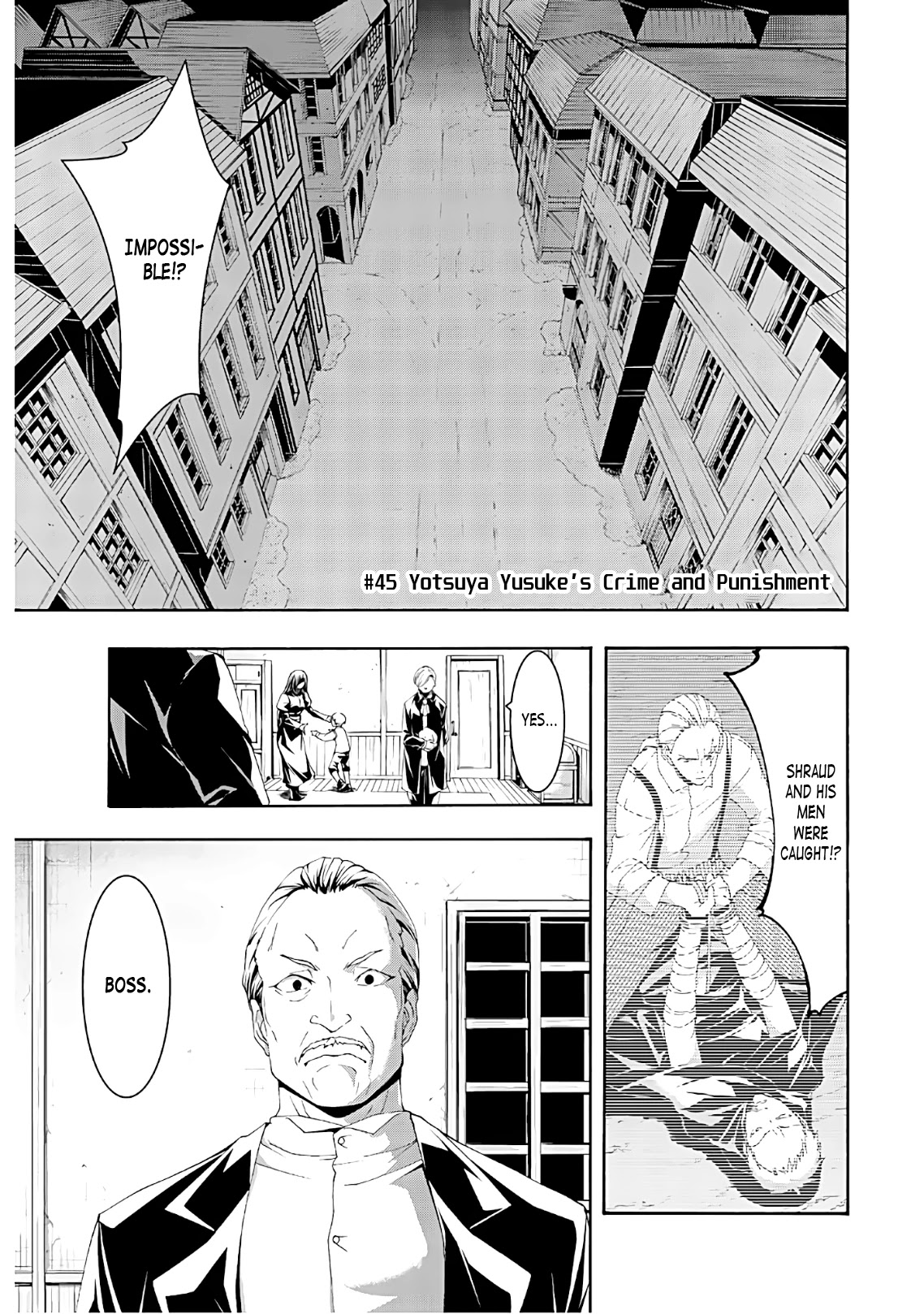 100-man no Inochi no Ue ni Ore wa Tatte Iru Chapter 45 page 3 - Chapter 45: Yotsuya Yusuke's Crime and Punishment