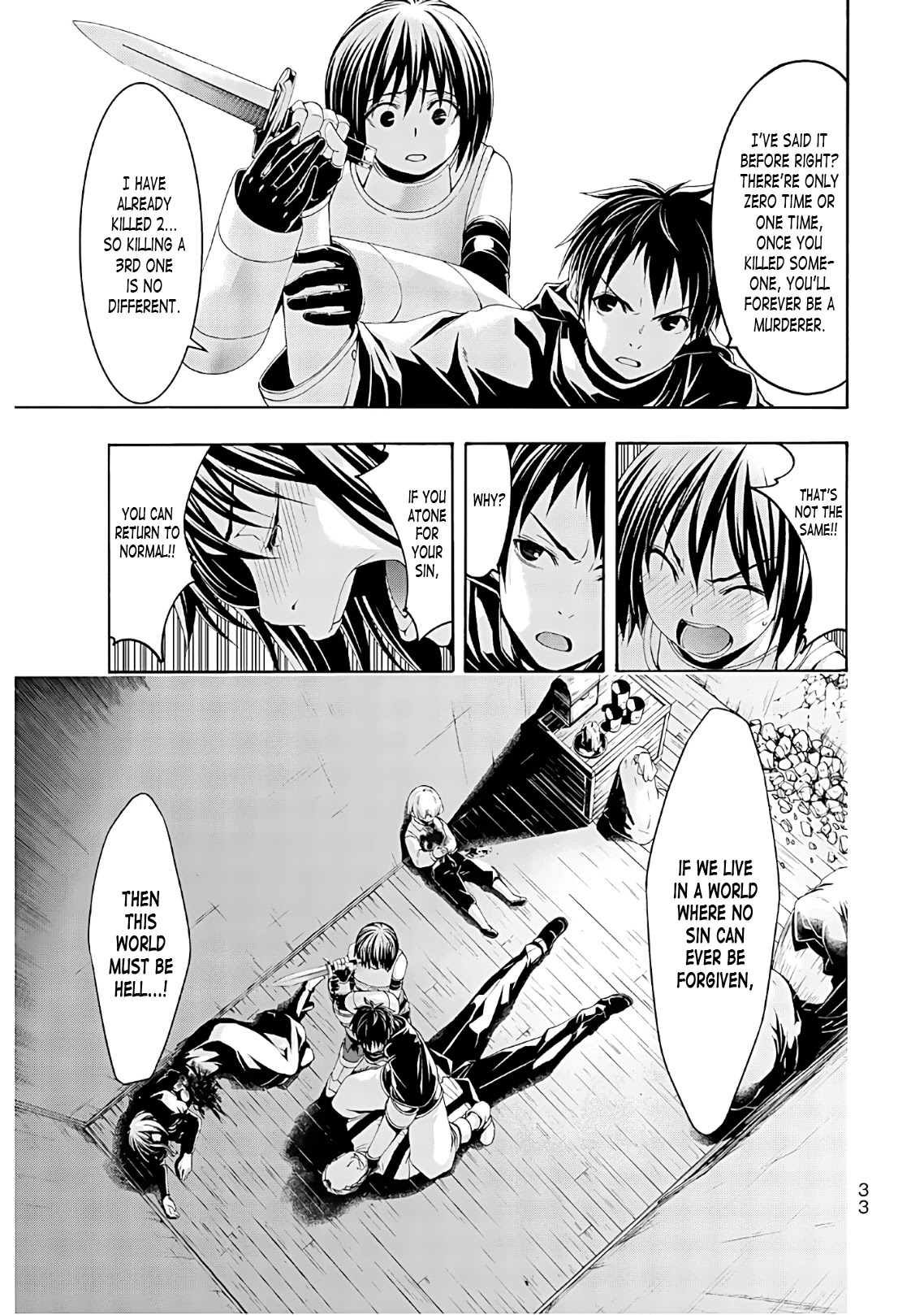 100-man no Inochi no Ue ni Ore wa Tatte Iru Chapter 45 page 33 - Chapter 45: Yotsuya Yusuke's Crime and Punishment
